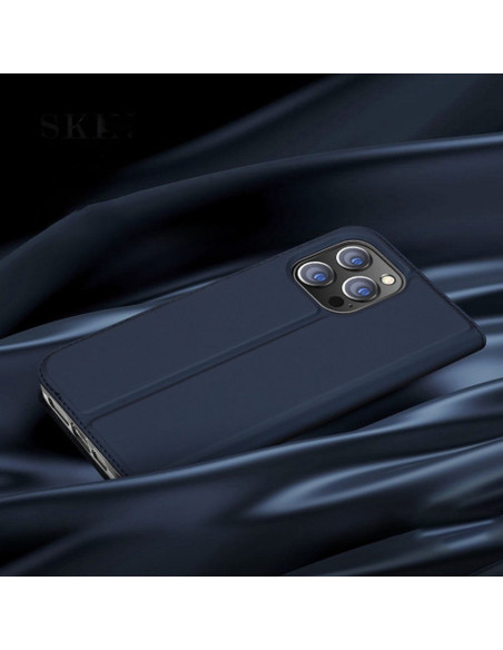DUX DUCIS Skin Pro - Coque à rabat pour Apple iPhone 15 Pro noir
