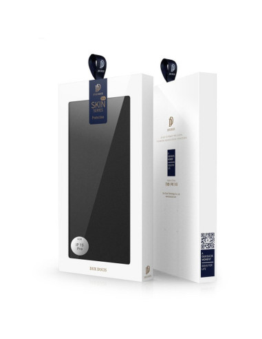 DUX DUCIS Skin Pro - Coque à rabat pour Apple iPhone 15 Pro noir