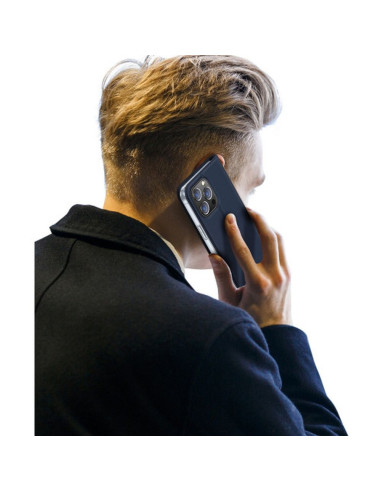 DUX DUCIS Skin Pro - Coque à rabat pour Apple iPhone 15 Pro bleu