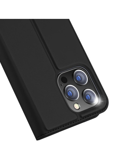 DUX DUCIS Skin Pro - Coque à rabat pour Apple iPhone 15 Pro Max noir