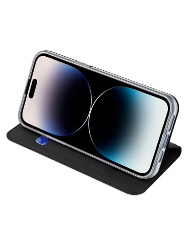 DUX DUCIS Skin Pro - Coque à rabat pour Apple iPhone 15 Pro Max noir