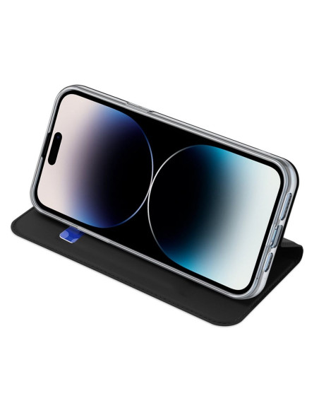 DUX DUCIS Skin Pro - Coque à rabat pour Apple iPhone 15 Pro Max noir
