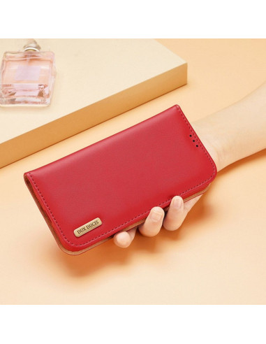 DUX DUCIS HIVO étui pour IPHONE 15 Plus rouge