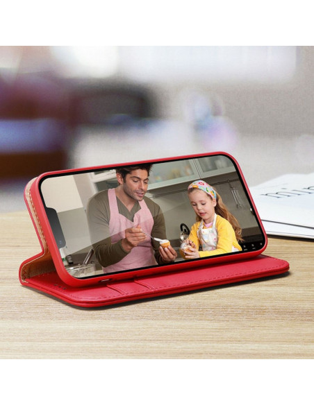DUX DUCIS HIVO étui pour IPHONE 15 Plus rouge