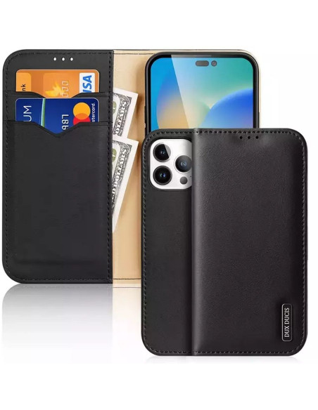 DUX DUCIS HIVO étui pour IPHONE 15 Pro noir
