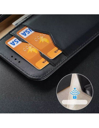 DUX DUCIS HIVO étui pour IPHONE 15 Pro noir