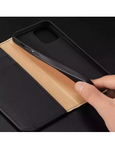 DUX DUCIS HIVO étui pour IPHONE 15 Pro noir