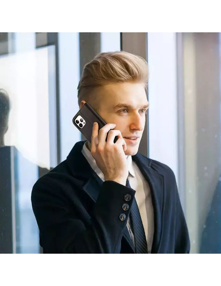 DUX DUCIS HIVO étui pour IPHONE 15 Pro noir
