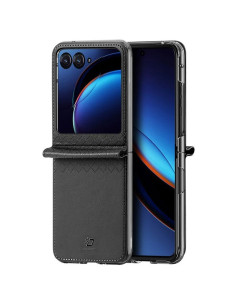 DUX DUCIS Bril - Case en cuir pour Motorola Razr 40 Ultra noir 2