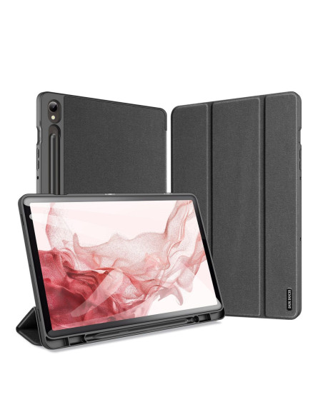 DUX DUCIS Domo - Case pliante avec porte-stylet pour Samsung Tab S9 noir
