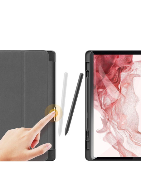 DUX DUCIS Domo - Case pliante avec porte-stylet pour Samsung Tab S9 noir