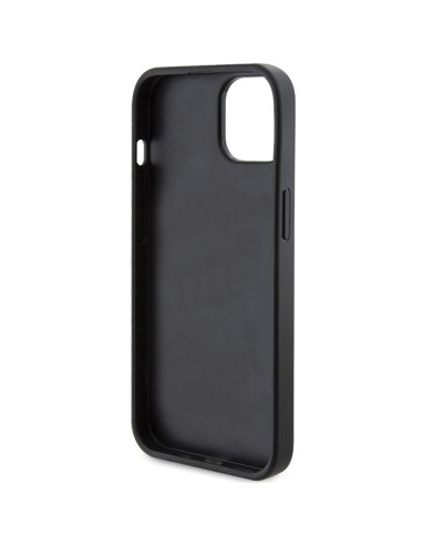 Coque GUESS pour IPHONE 13 / 14 / 15 GUHCP14SPG4GPK (Triangle Metal Logo) noir