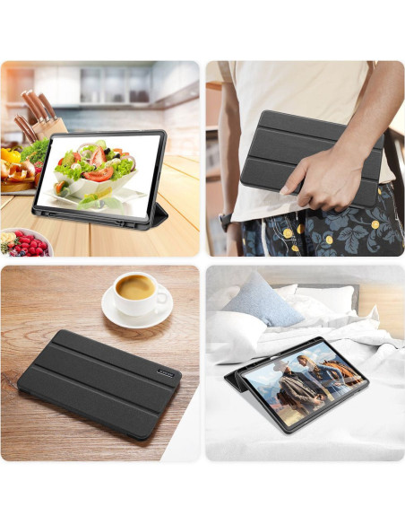 DUX DUCIS Domo - Case pliante avec porte-stylet pour Samsung Tab S9 noir
