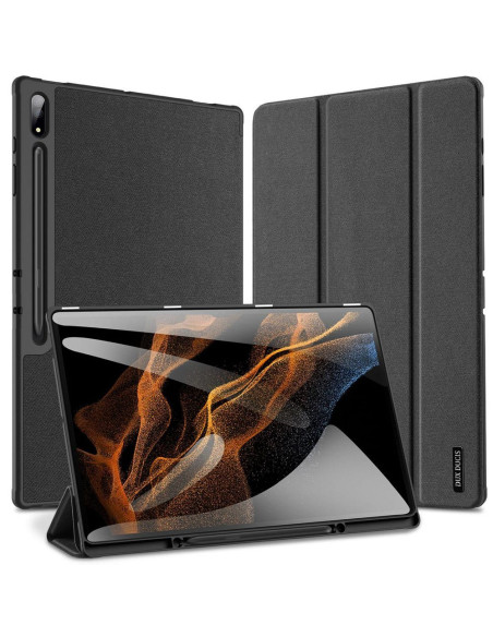 DUX DUCIS Domo - Case pliante avec porte-stylet pour Samsung Tab S8 Ultra/S9 Ultra noir