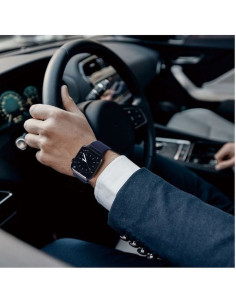 DUX DUCIS Milanais - Bracelet magnétique en acier inoxydable pour Apple Watch 38/40/41mm bleu. 2