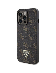 Coque GUESS pour IPHONE 14 Pro GUHCP14LPG4GPK (4G Triangle Metal Logo) noir 2