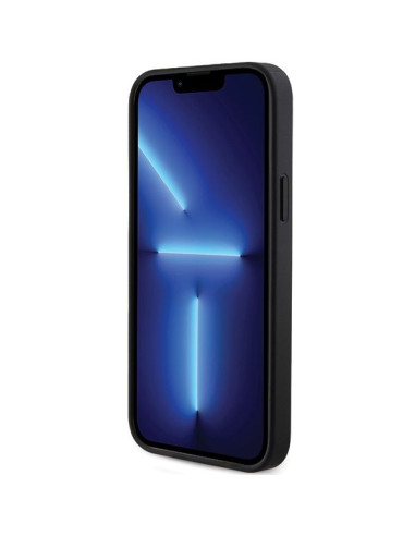 Coque GUESS pour IPHONE 14 Pro GUHCP14LPG4GPK (4G Triangle Metal Logo) noir
