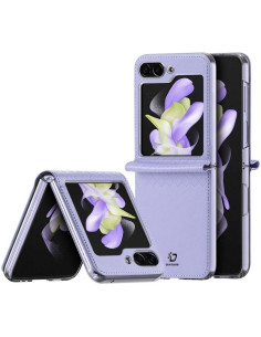 DUX DUCIS Bril - Case en cuir pour Samsung Galaxy Z Flip5 5G violet