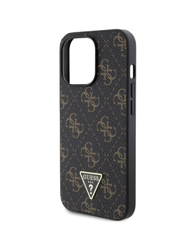 Coque GUESS pour IPHONE 14 Pro GUHCP14LPG4GPK (4G Triangle Metal Logo) noir