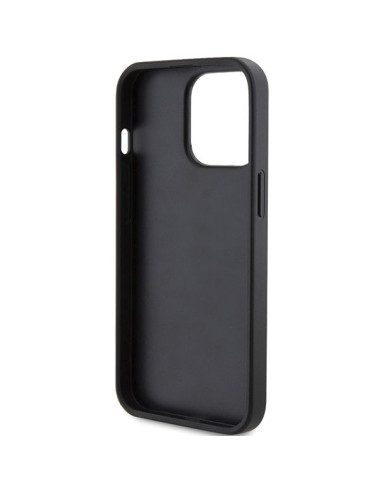Coque GUESS pour IPHONE 14 Pro GUHCP14LPG4GPK (4G Triangle Metal Logo) noir