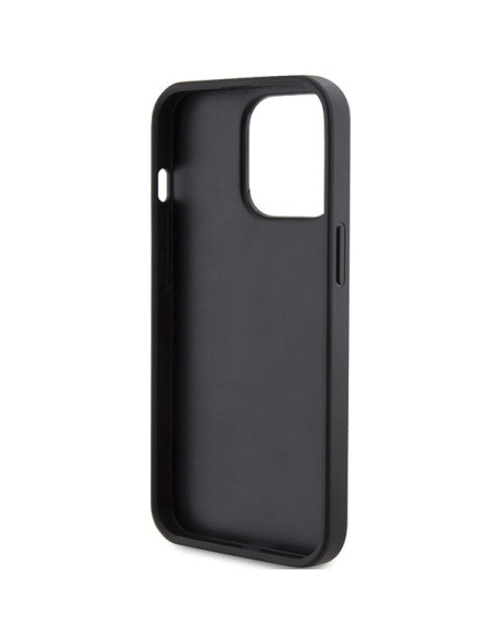 Coque GUESS pour IPHONE 14 Pro GUHCP14LPG4GPK (4G Triangle Metal Logo) noir