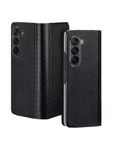 DUX DUCIS Bril - Case en cuir pour Samsung Galaxy Z Fold5 5G noir