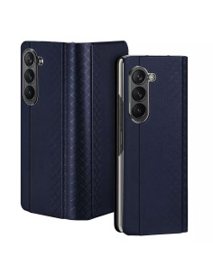DUX DUCIS Bril - Case en cuir pour Samsung Galaxy Z Fold5 5G bleu 2