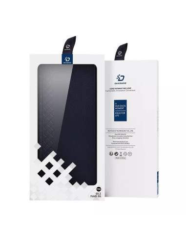 DUX DUCIS Bril - Case en cuir pour Samsung Galaxy Z Fold5 5G bleu