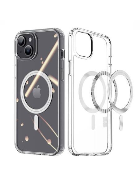 Coque DUX DUCIS CLIN MAG compatible avec MagSafe pour IPHONE 15 transparent