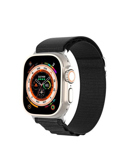 DUX DUCIS GS Bracelet en nylon pour Apple Watch 38 / 40 / 41mm noir