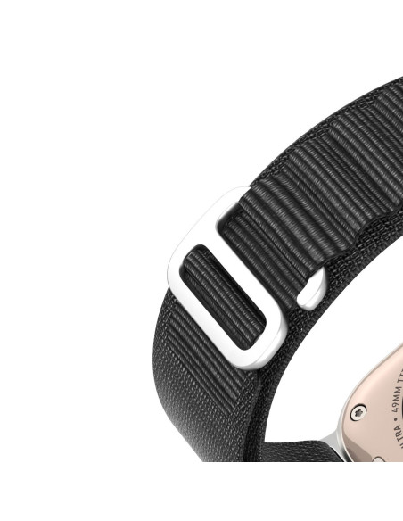 DUX DUCIS GS Bracelet en nylon pour Apple Watch 38 / 40 / 41mm noir