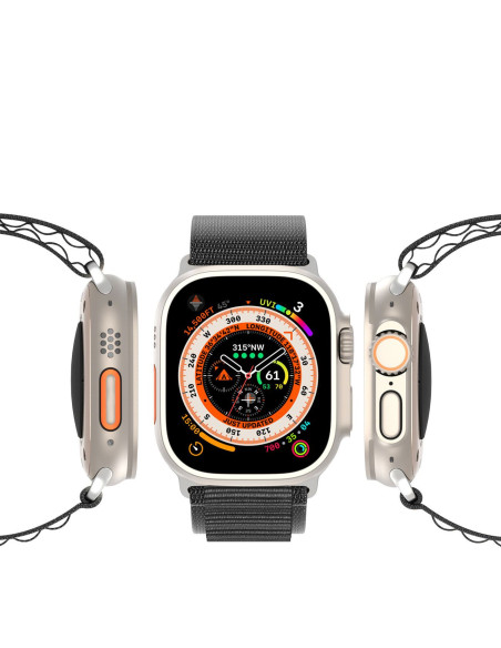 DUX DUCIS GS Bracelet en nylon pour Apple Watch 38 / 40 / 41mm noir