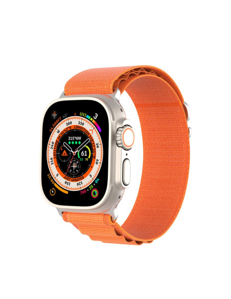 DUX DUCIS GS - Bracelet en nylon pour Apple Watch 38/40/41mm orange