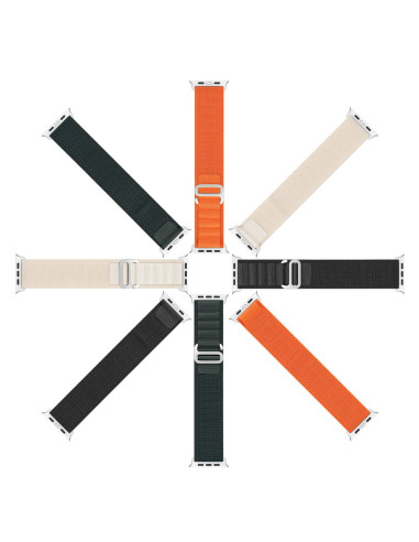 DUX DUCIS GS - Bracelet en nylon pour Apple Watch 38/40/41mm orange