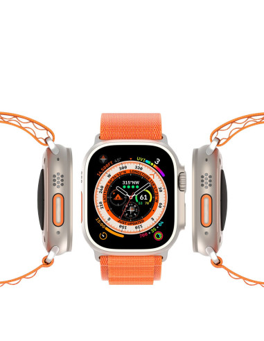 DUX DUCIS GS - Bracelet en nylon pour Apple Watch 38/40/41mm orange