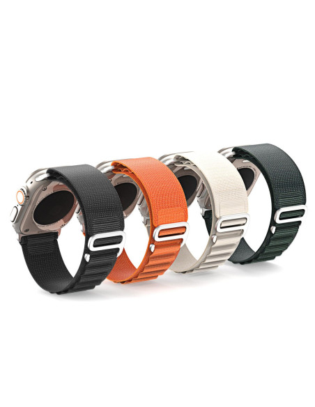 DUX DUCIS GS - Bracelet en nylon pour Apple Watch 38/40/41mm orange
