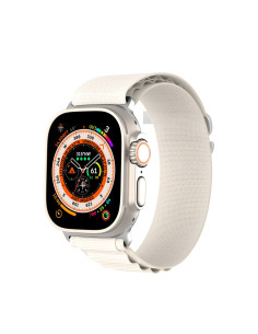 DUX DUCIS GS - Bracelet en nylon pour Apple Watch 42/44/45/49mm platine