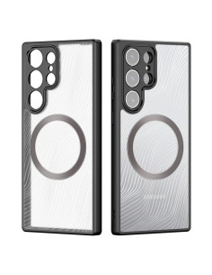 DUX DUCIS Aimo Mag - Case blindée compatible MagSafe pour Samsung Galaxy S23 Ultra noir 2