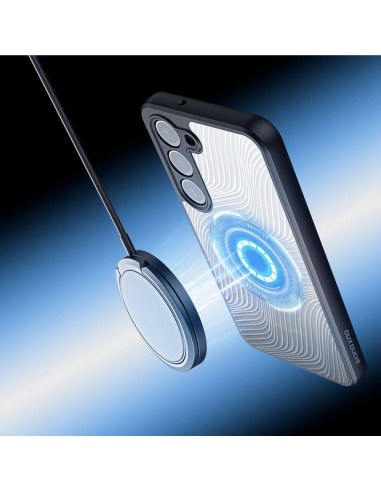 DUX DUCIS Aimo Mag - Case blindée compatible MagSafe pour Samsung Galaxy S23 Plus noir