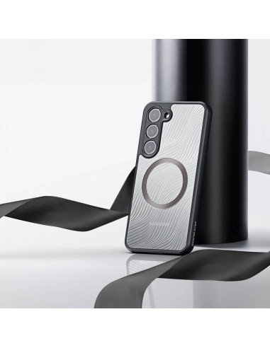DUX DUCIS Aimo Mag - Case blindée compatible MagSafe pour Samsung Galaxy S23 noir