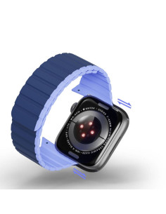 DUX DUCIS LD - Bracelet en silicone pour Apple Watch 38/40/41mm bleu 2