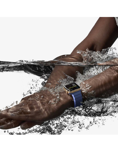 DUX DUCIS LD - Bracelet en silicone pour Apple Watch 38/40/41mm bleu
