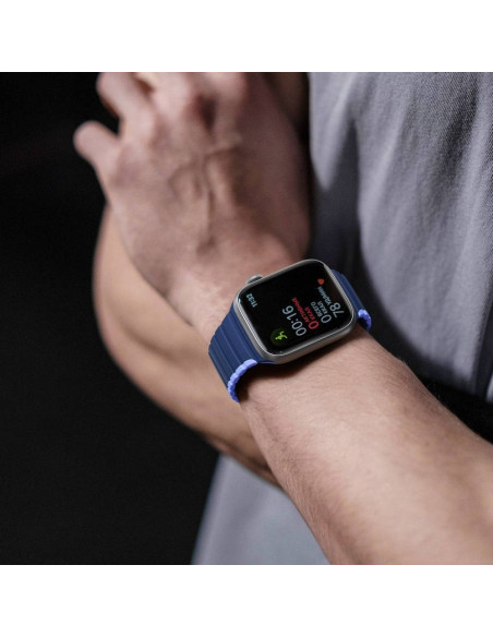 DUX DUCIS LD - Bracelet en silicone pour Apple Watch 38/40/41mm bleu