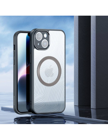 DUX DUCIS Aimo Mag - Case blindée compatible avec MagSafe pour Apple iPhone 14 noir