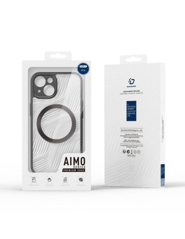 DUX DUCIS Aimo Mag - Case blindée compatible avec MagSafe pour Apple iPhone 14 noir