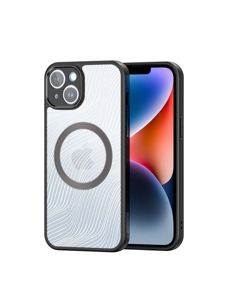 DUX DUCIS Aimo Mag - Case blindée compatible avec MagSafe pour Apple iPhone 14 Plus noir