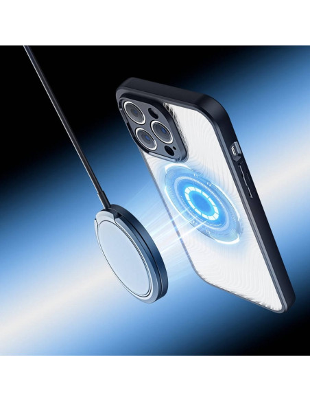 DUX DUCIS Aimo Mag - Case blindée compatible avec MagSafe pour Apple iPhone 14 Pro noir