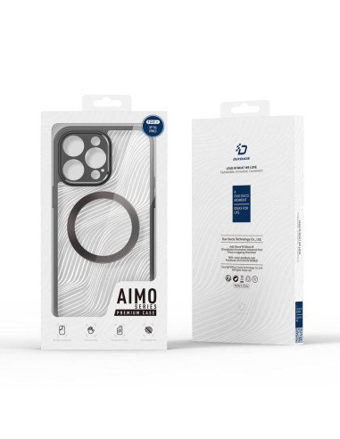 DUX DUCIS Aimo Mag - Case blindée compatible avec MagSafe pour Apple iPhone 14 Pro noir