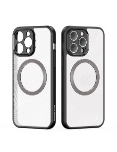 DUX DUCIS Aimo Mag - Case blindée compatible MagSafe pour Apple iPhone 13 Pro Max noir