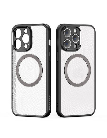 DUX DUCIS Aimo Mag - Case blindée compatible MagSafe pour Apple iPhone 13 Pro Max noir